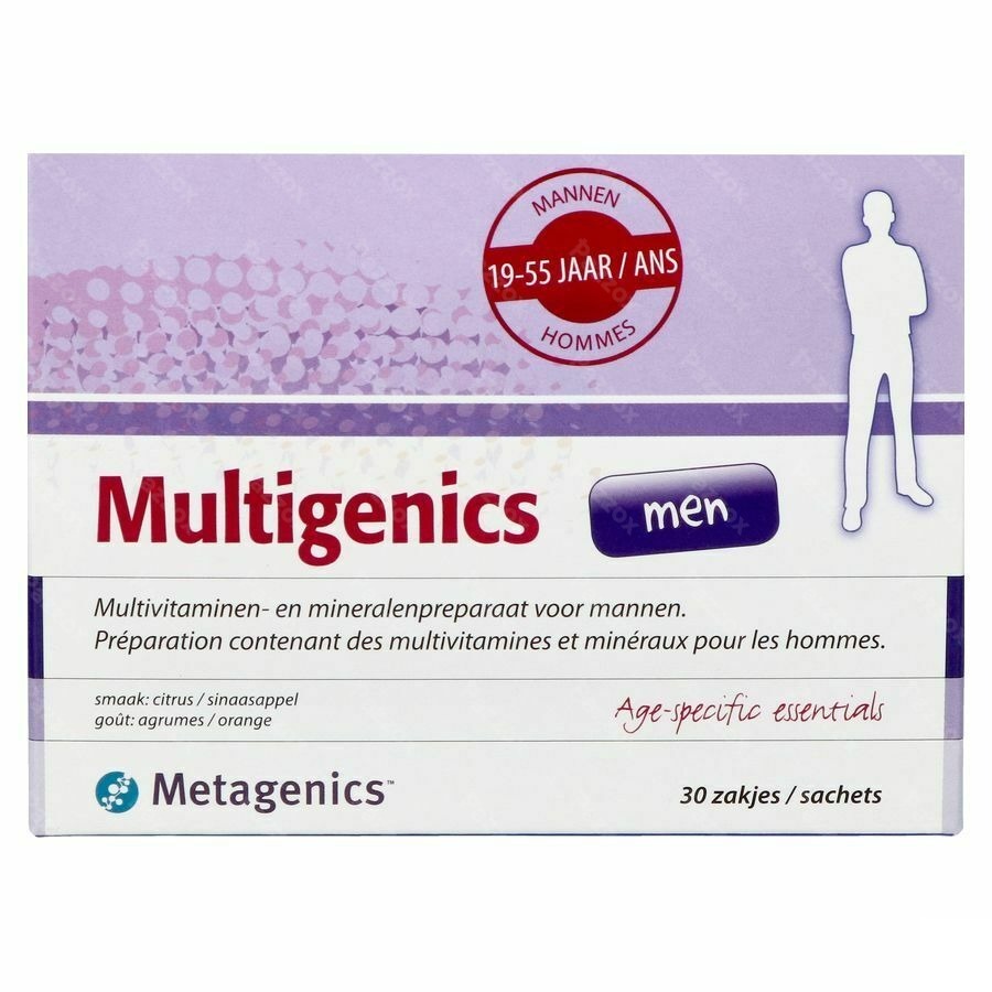 Metagenics Multigenics Men 30 Poederzakjes