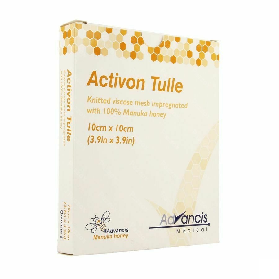 Activon Tulle Verband N/adh 10x10cm 5