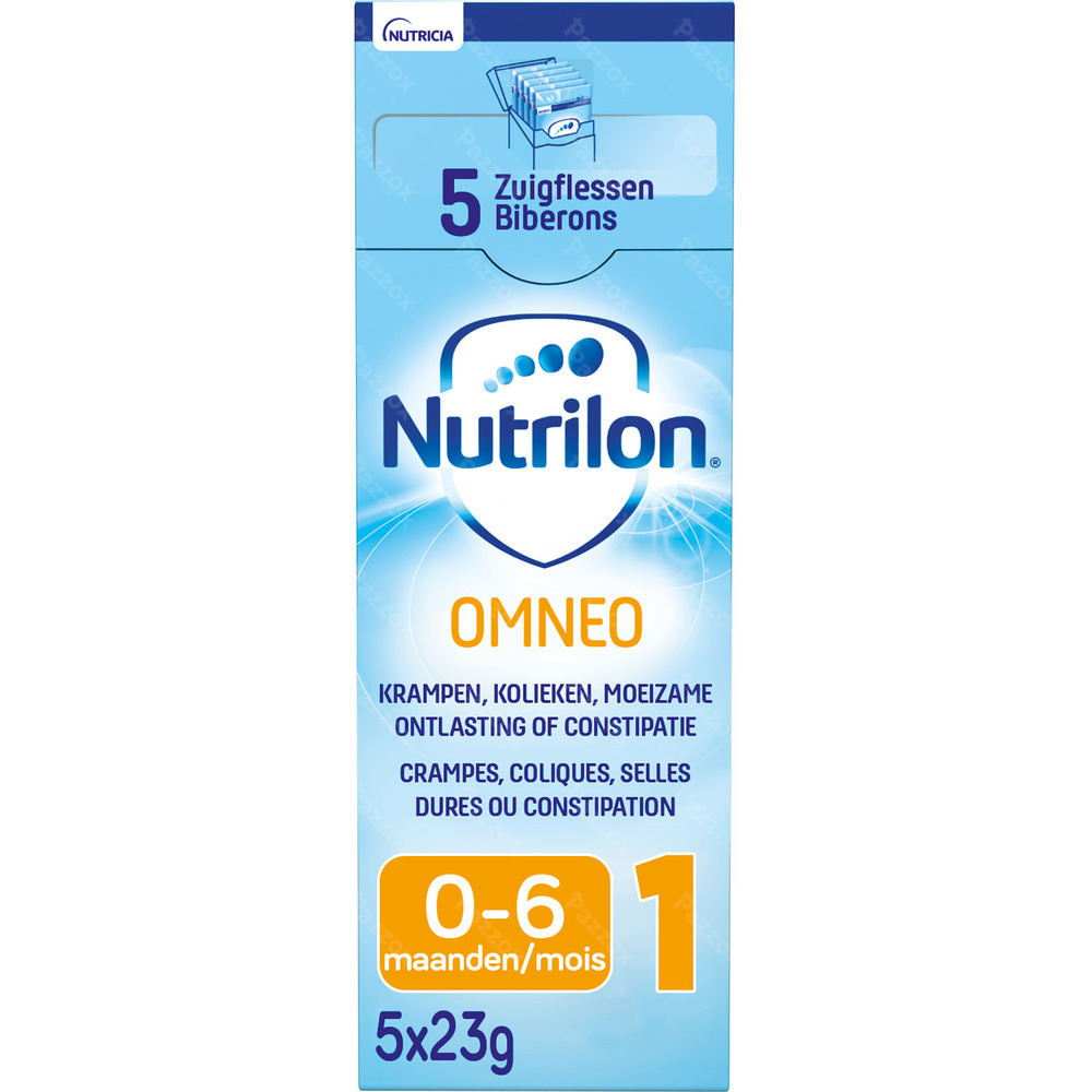 Nutrilon Omneo 1 Melk Zuig.melk Pdr Trialpack5x23g