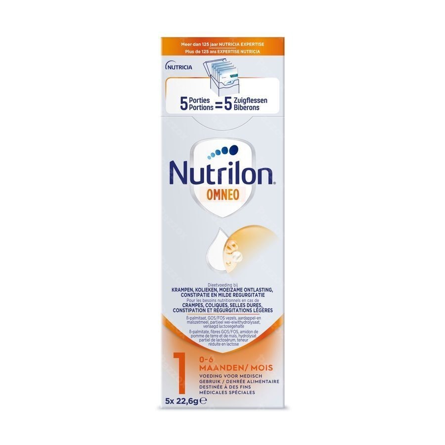 Nutrilon Omneo 1 Melk Zuig.melk Pdr Trialpack5x23g