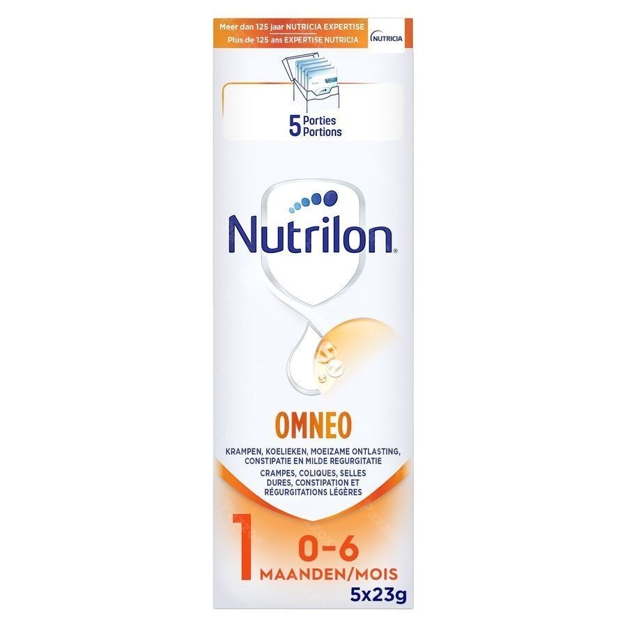 Nutrilon Omneo 1 Melk Zuig.melk Pdr Trialpack5x23g