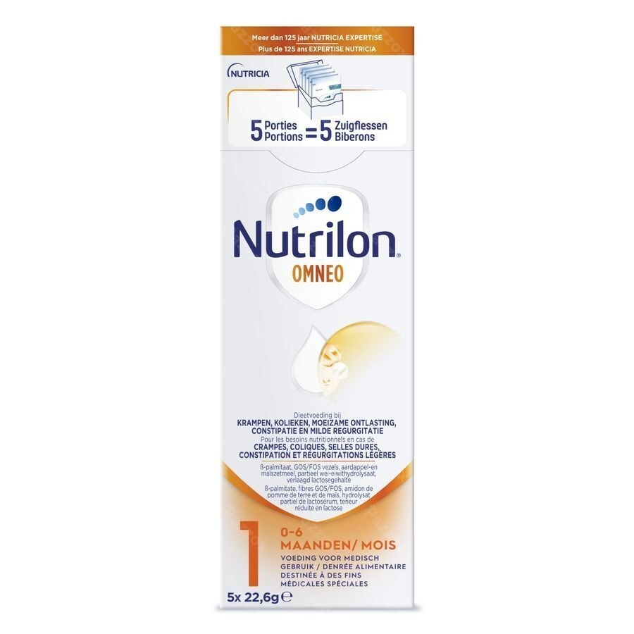Nutrilon Omneo 1 Melk Zuig.melk Pdr Trialpack5x23g