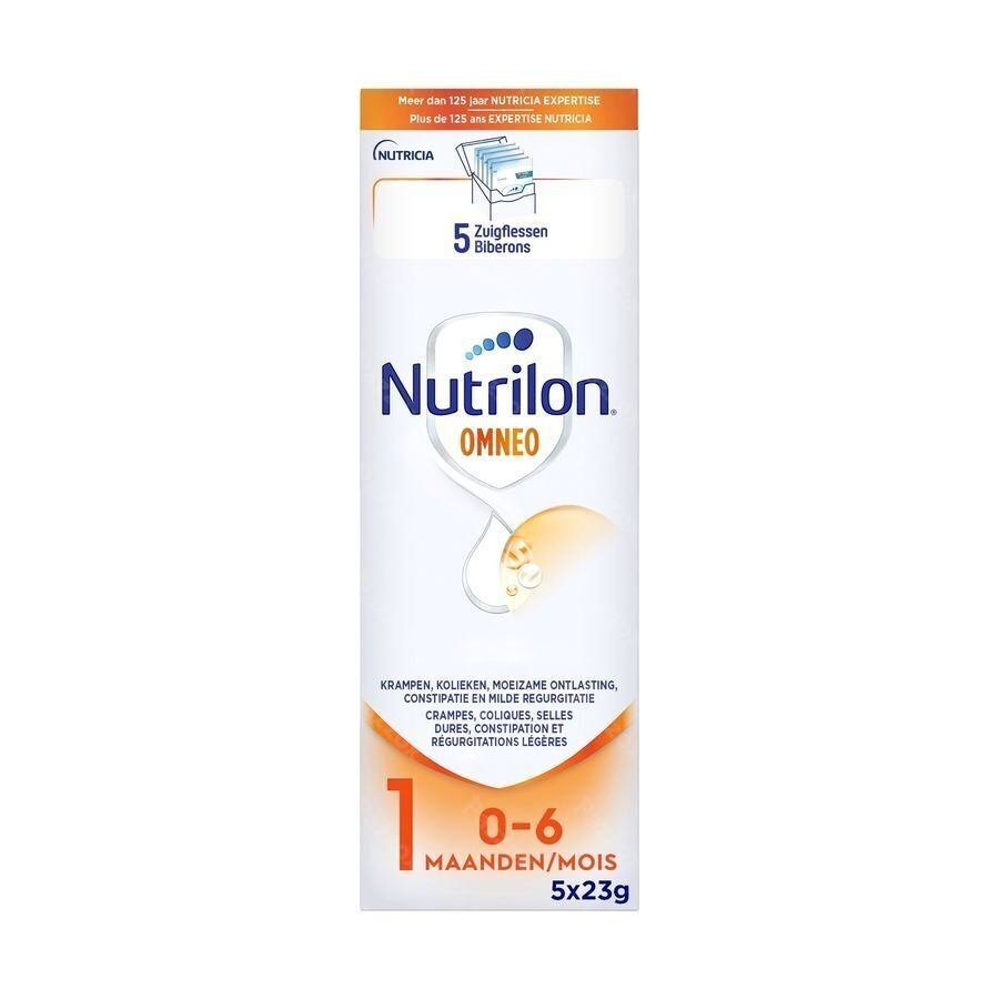 Nutrilon Omneo 1 Melk Zuig.melk Pdr Trialpack5x23g