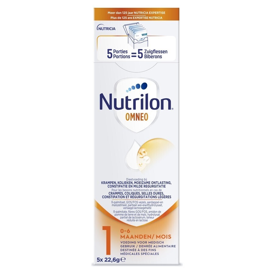 Nutrilon Omneo 1 Melk Zuig.melk Pdr Trialpack5x23g