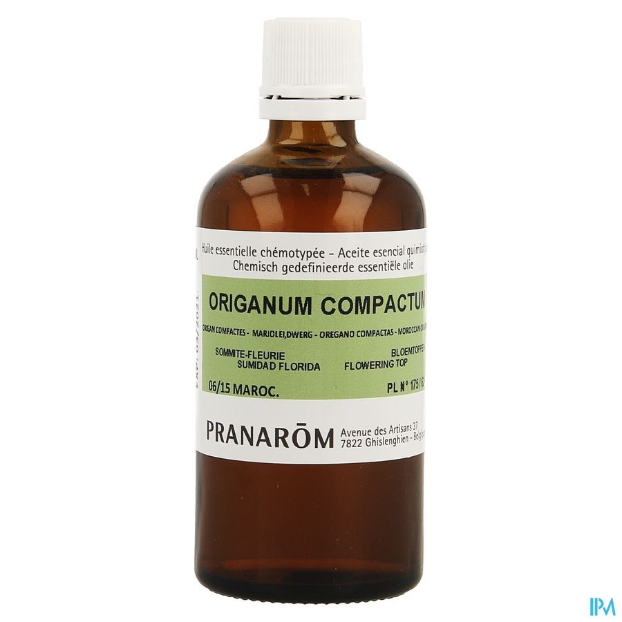 Oregano Inflor. Ess Olie 100ml Pranarom