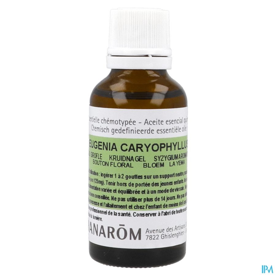 Kruidnagel Ess Olie 30ml Pranarom