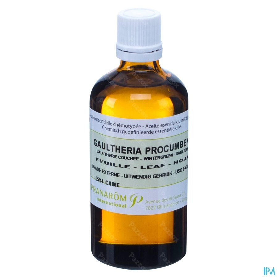 Wintergreen Ess Olie 100ml Pranarom