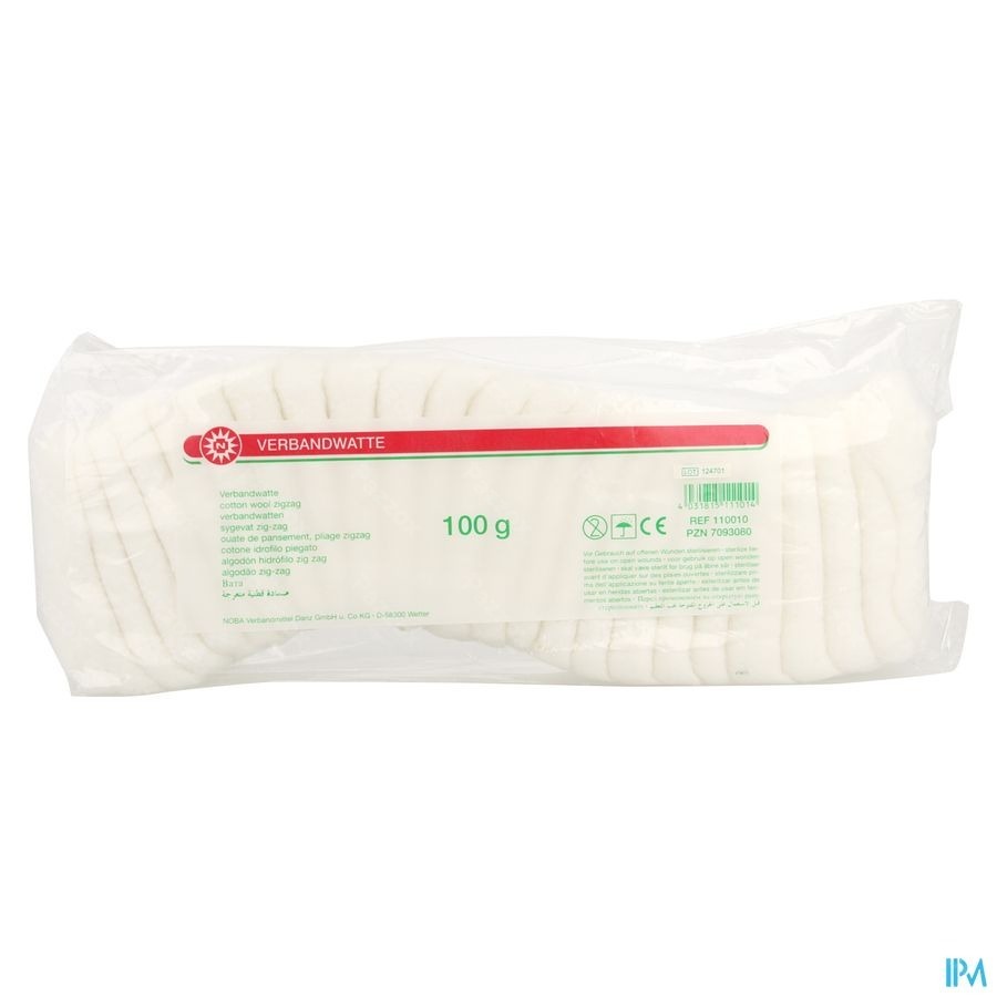 Noba Watten Hydrofiel Zigzag 100g 9600006