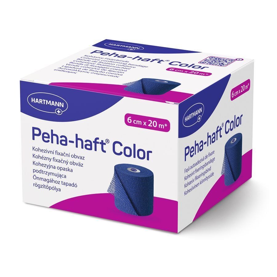 Peha-haft Blauw Lf 6cmx20m 1 P/s