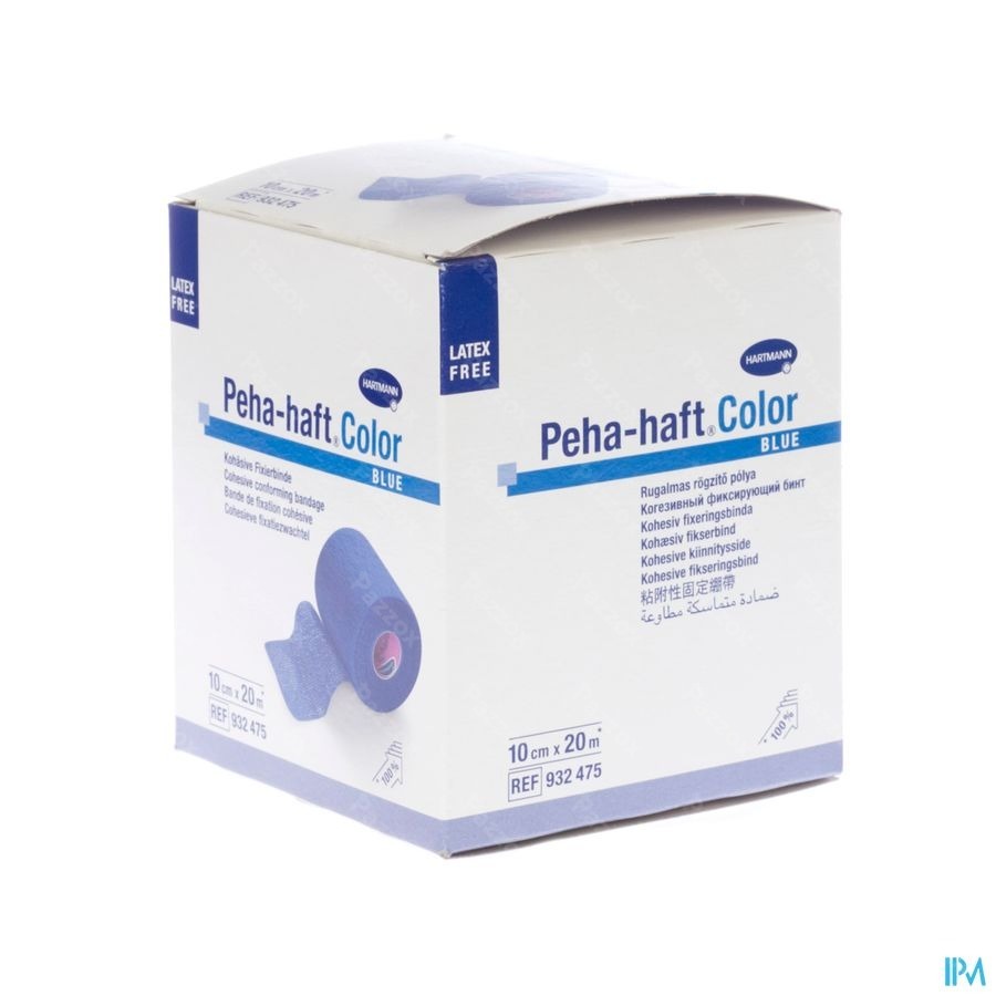 Peha-haft Blauw Lf 10cmx20m 1 P/s