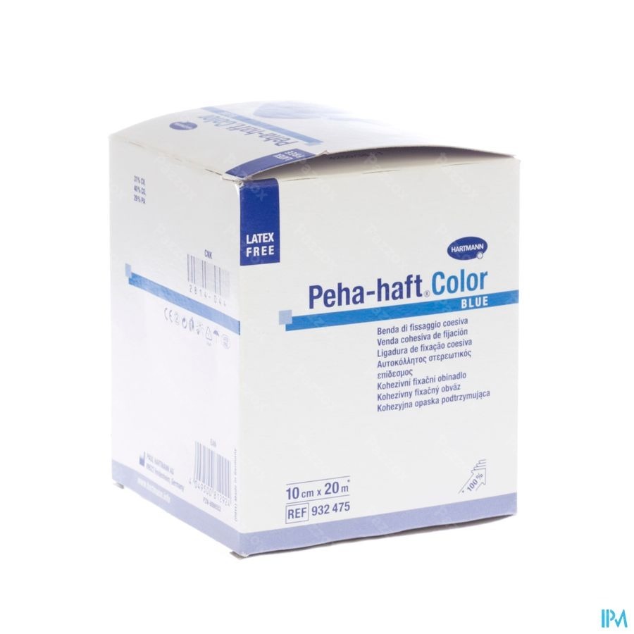 Peha-haft Blauw Lf 10cmx20m 1 P/s