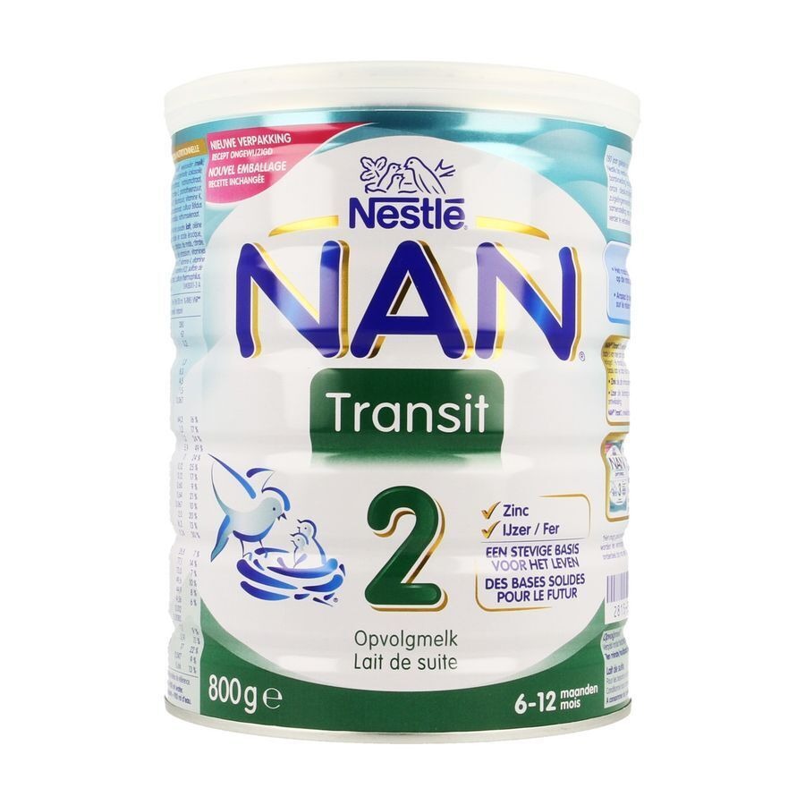 Nan Transit 2 Poedermelk 2lftd 800g