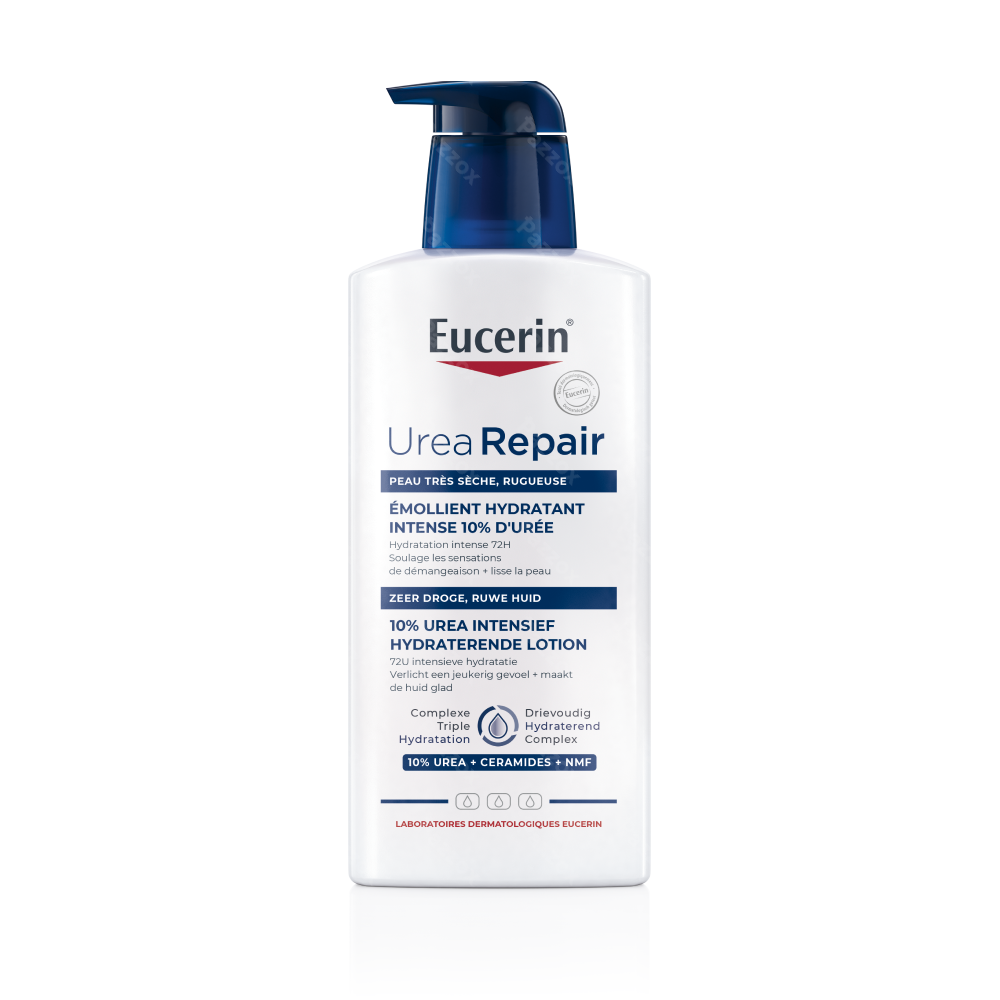 Eucerin UreaRepair Plus Lotion 10% Urea Intensief Hydraterend Lotion Droge en Ruwe Huid met pomp 400ml
