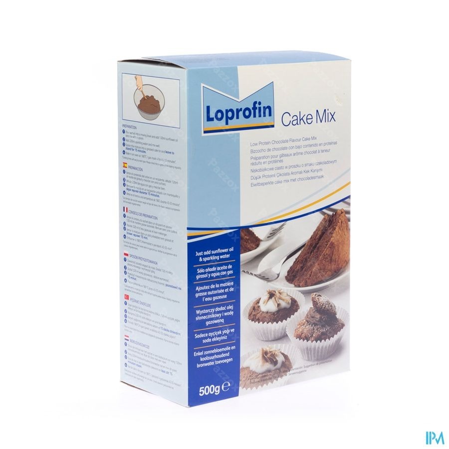 Loprofin Cake Mix Chocolade Pdr 500g