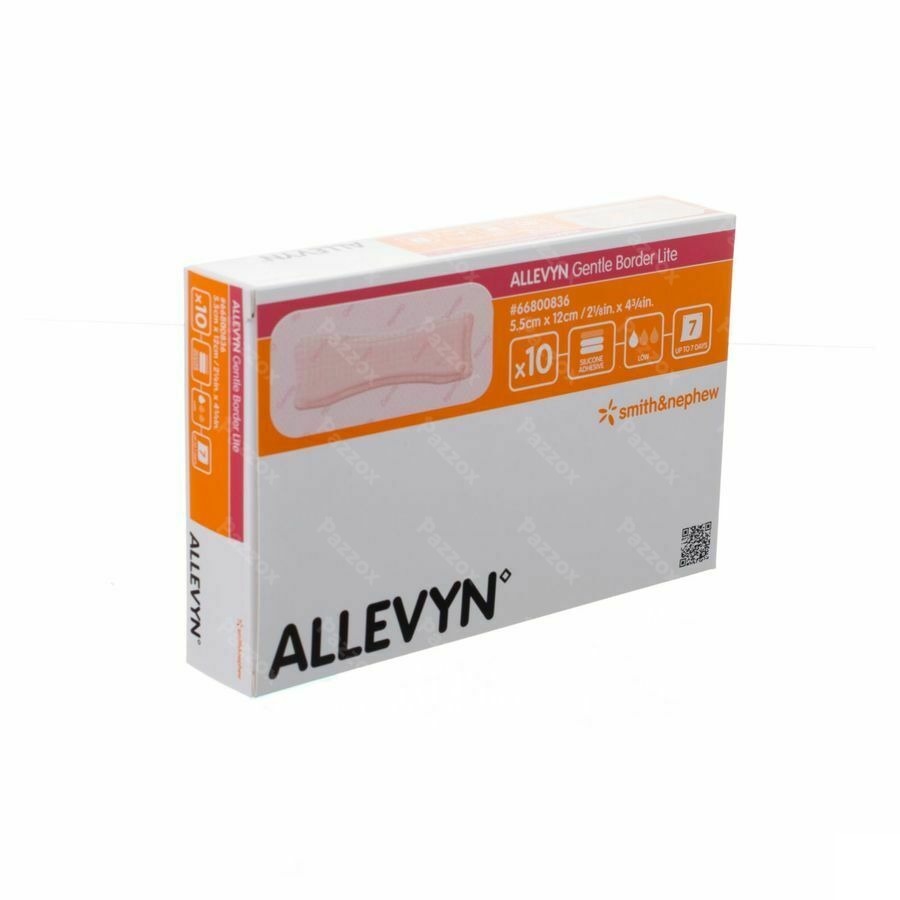 Allevyn Gentle Border Lite 5,5x12,0cm 10 66800836
