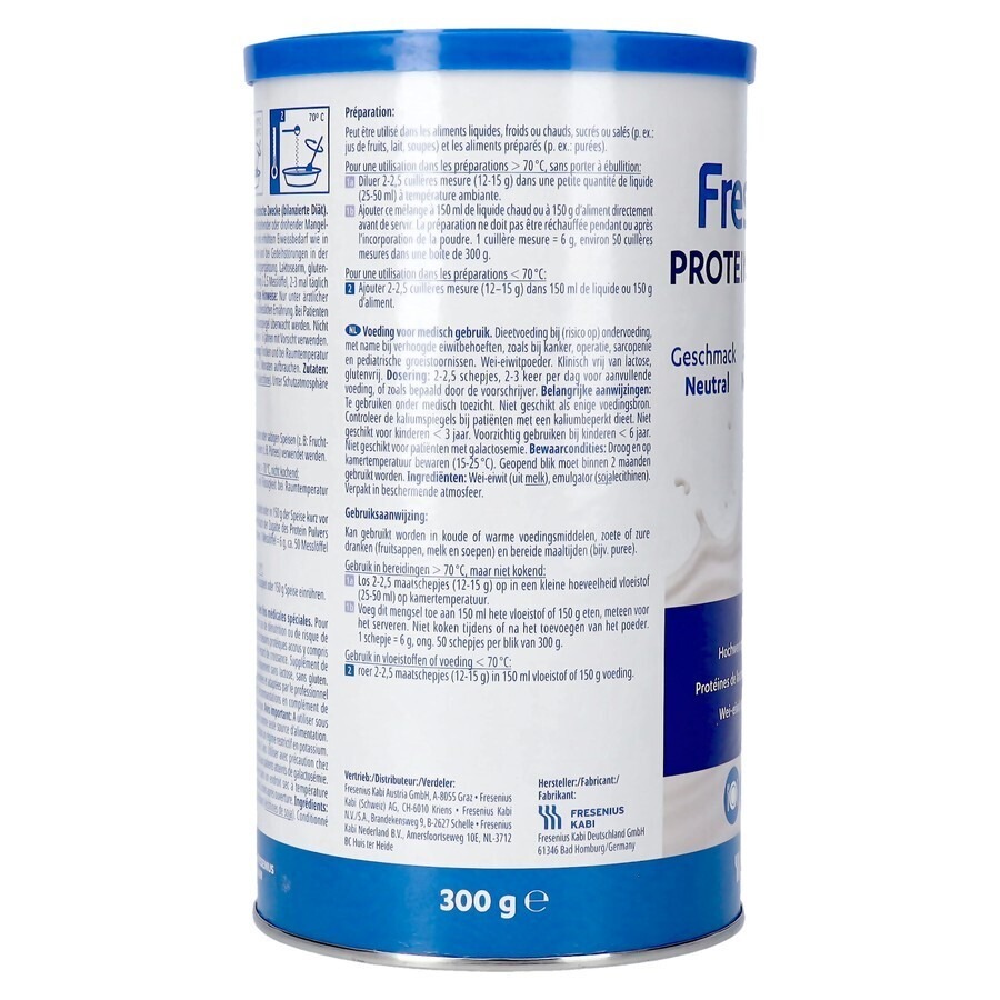 Fresubin Protein Powder 300g Neutre/neutraal