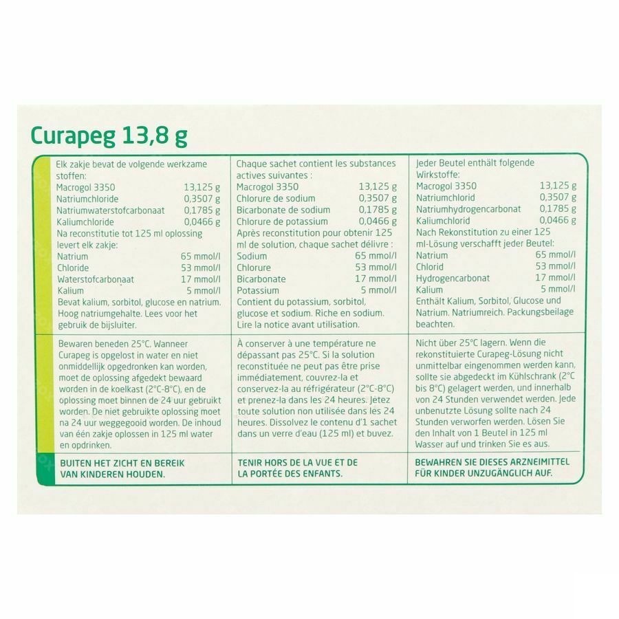 Curapeg 13,7g Poeder Voor Drank 30