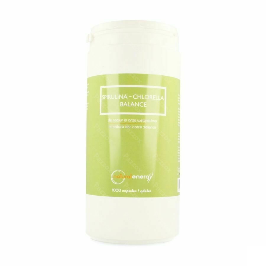Natural Energy Spirulina Chlor Balance Caps 1000