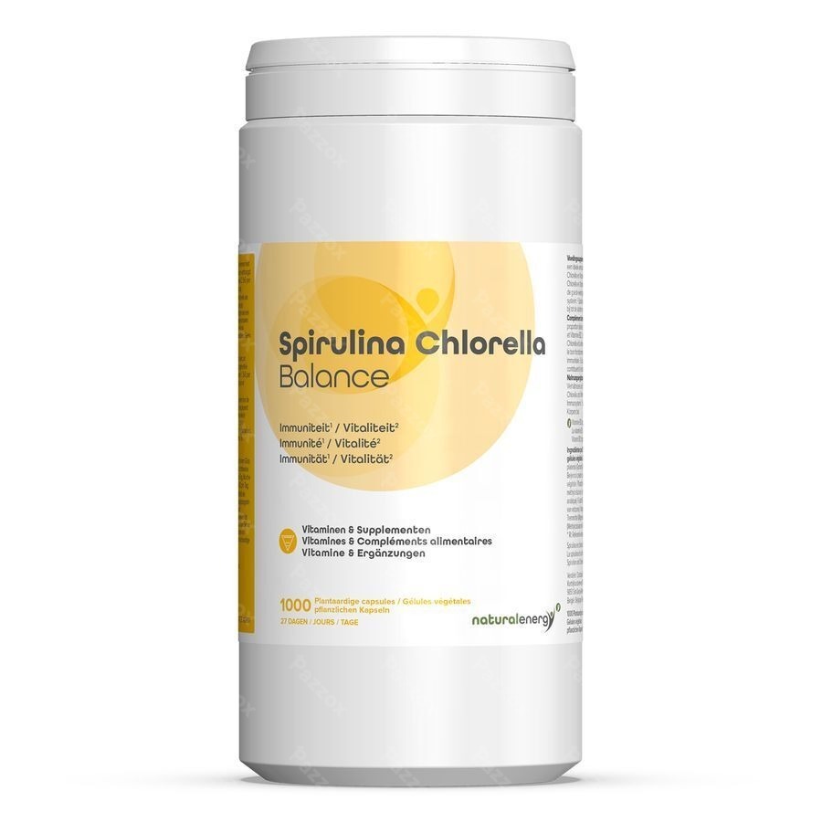 Natural Energy Spirulina Chlor Balance Caps 1000