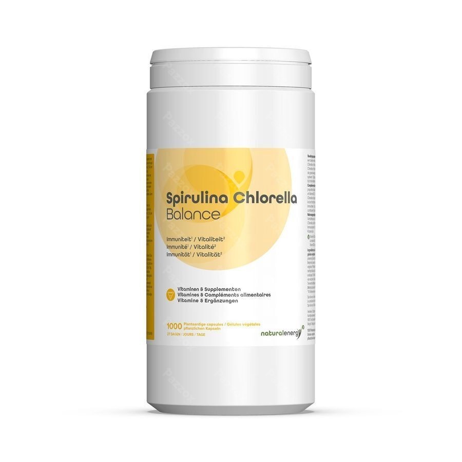 Natural Energy Spirulina Chlor Balance Caps 1000