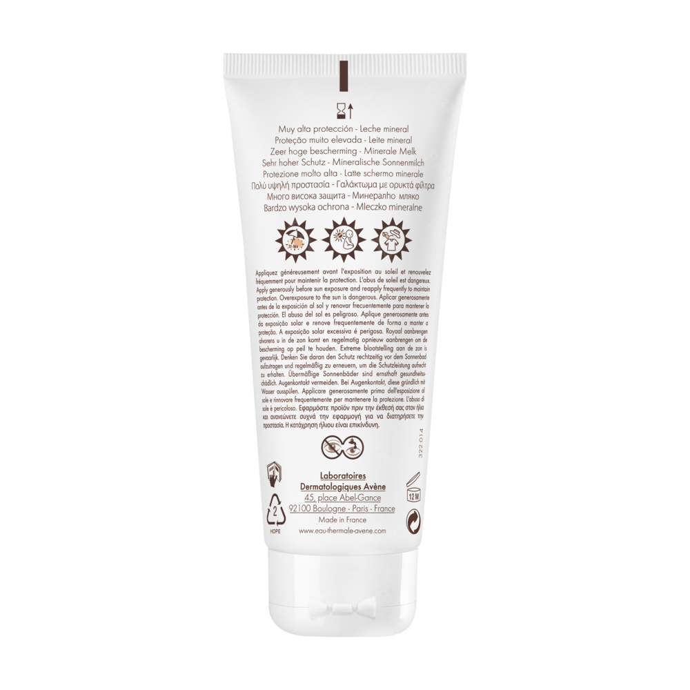 Avène Zonnemelk Zeer Hoge Bescherming SPF50+ 100ml