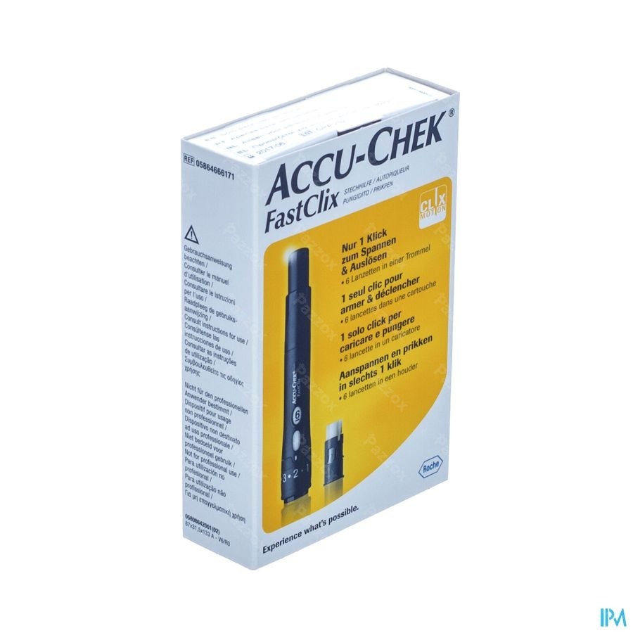 Accu Chek Fastclix (prikker+lancet 1x6)05864666171