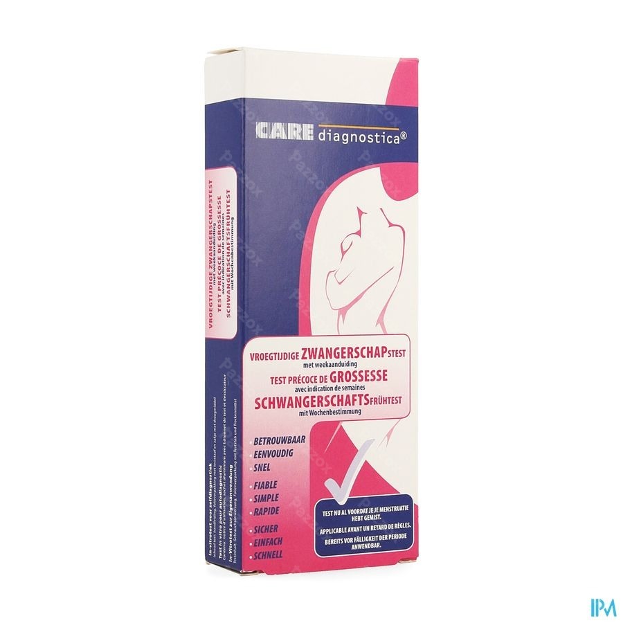 Biopax Extra Vroege Zwang.test Weekaanduiding Roze