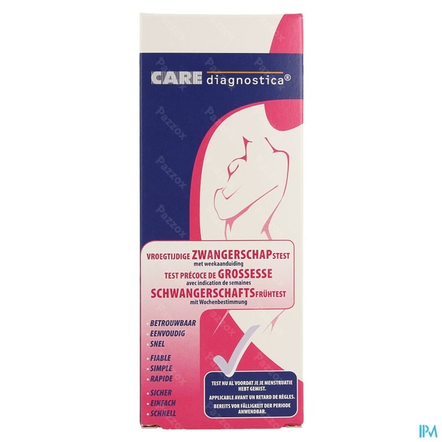 Biopax Extra Vroege Zwang.test Weekaanduiding Roze