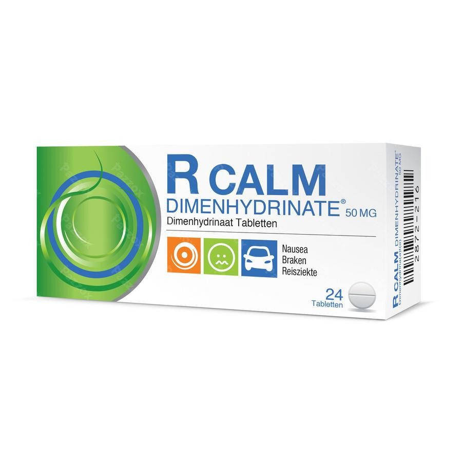 Calm Dimenhydrinate Comp 24 kopen - Pazzox, online apotheek