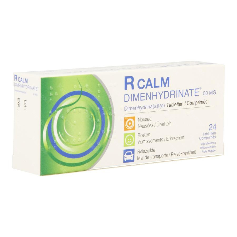 R Calm Dimenhydrinate 24 Tabletten