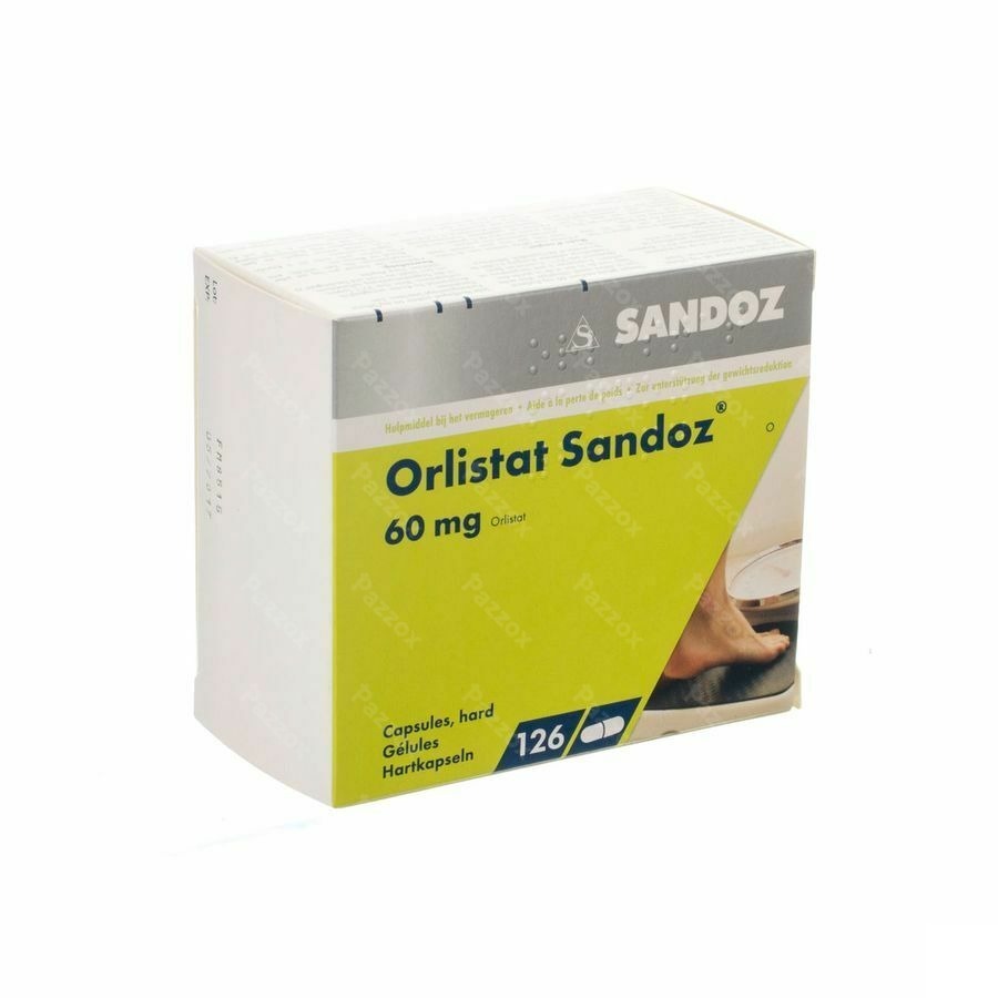 Orlistat Sandoz 60mg 126 Capsules