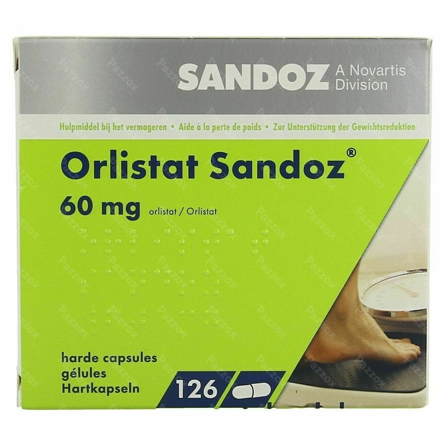 Orlistat Sandoz 60mg 126 Capsules