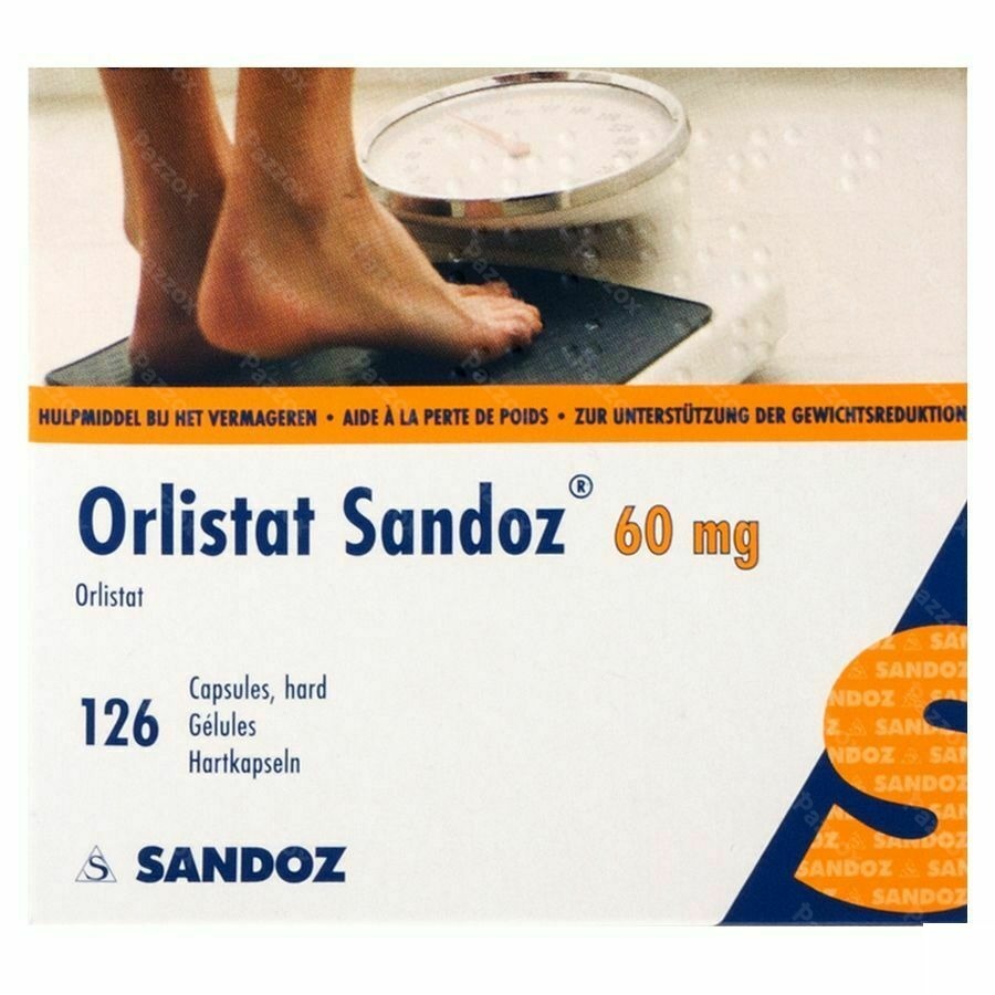 Orlistat Sandoz 60mg 126 Capsules