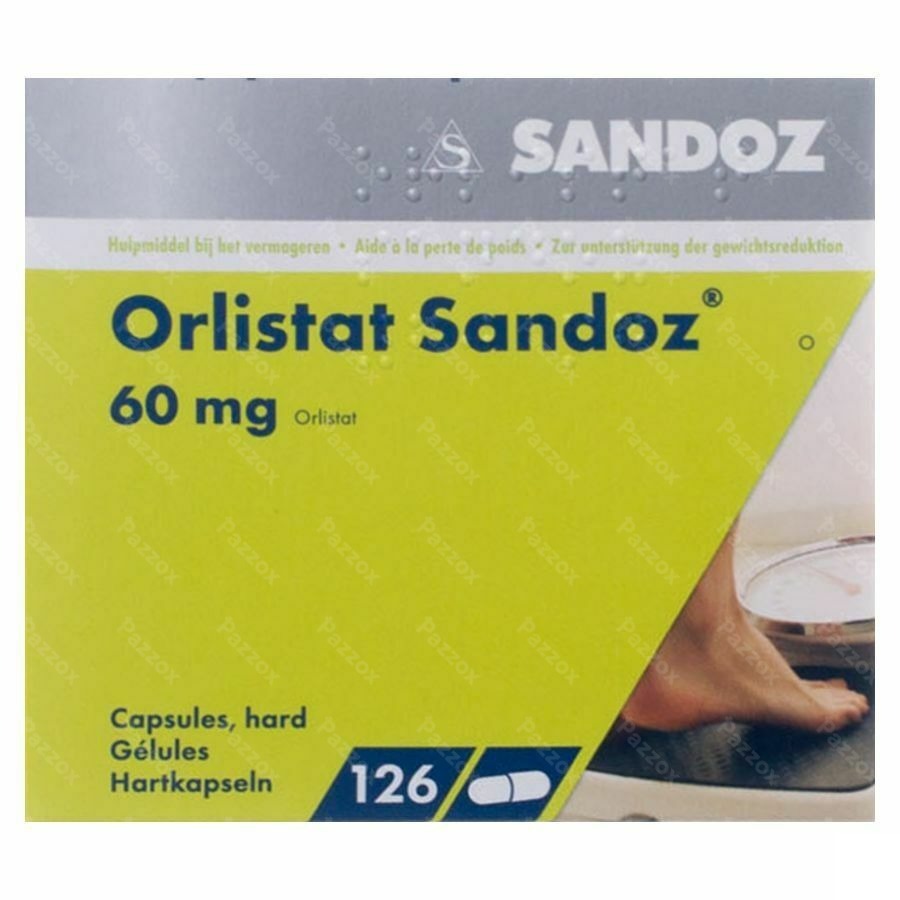 Orlistat Sandoz 60mg 126 Capsules