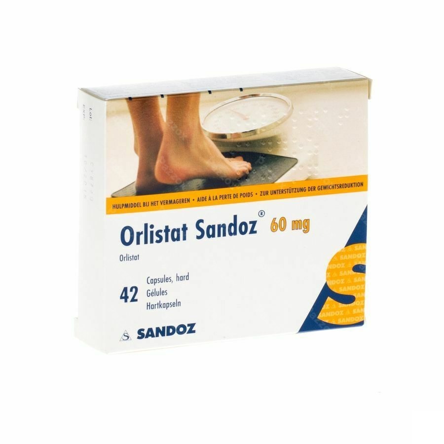Orlistat Sandoz 60mg 42 Capsules