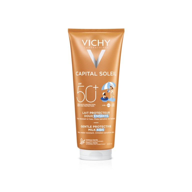 Vichy Capital Soleil Beschermende Zonnemelk Kinderen SPF50+ 300ml afbeelding 1