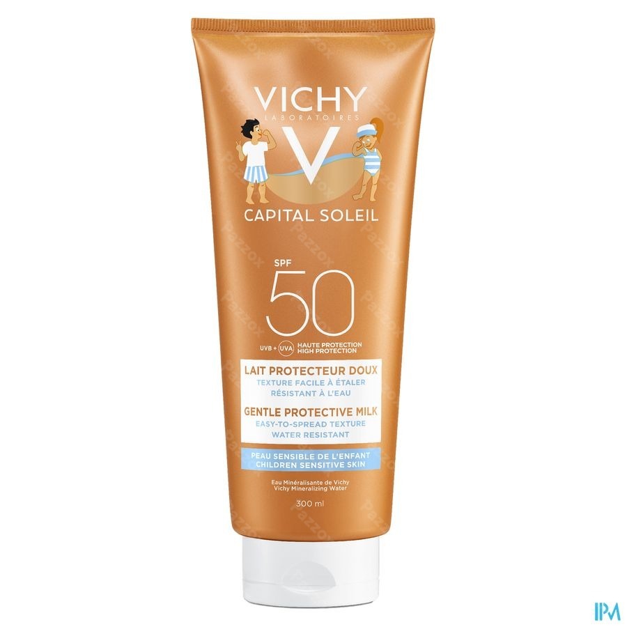 Vichy Capital Soleil Beschermende Zonnemelk Kinderen SPF50+ 300ml 
