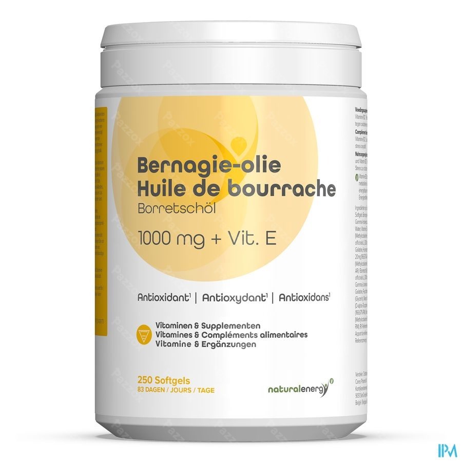 Natural Energy Bernagie Olie Caps 250