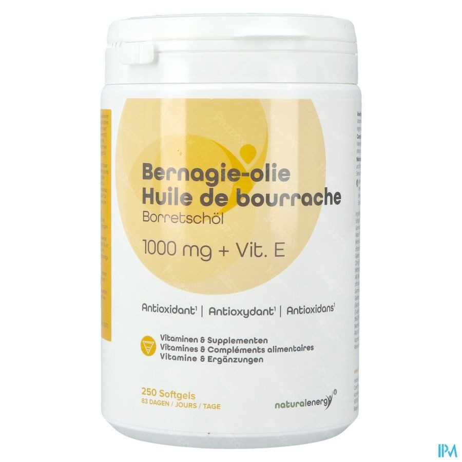 Natural Energy Bernagie Olie Caps 250