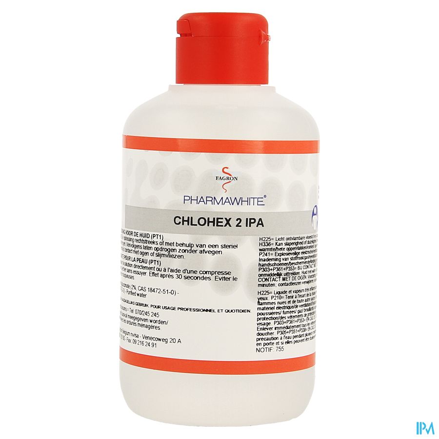 Fagron Pharmawhite Chlohex 2,0 Ipa 250ml afbeelding 1