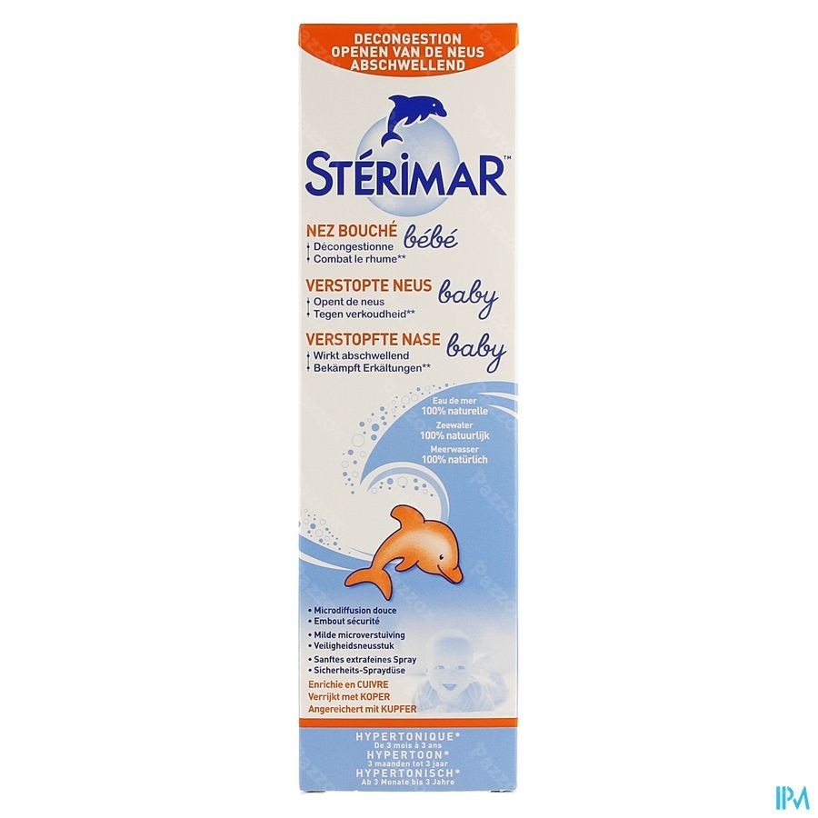 Sterimar Baby Hypertone Neusspray Zeewater 100ml