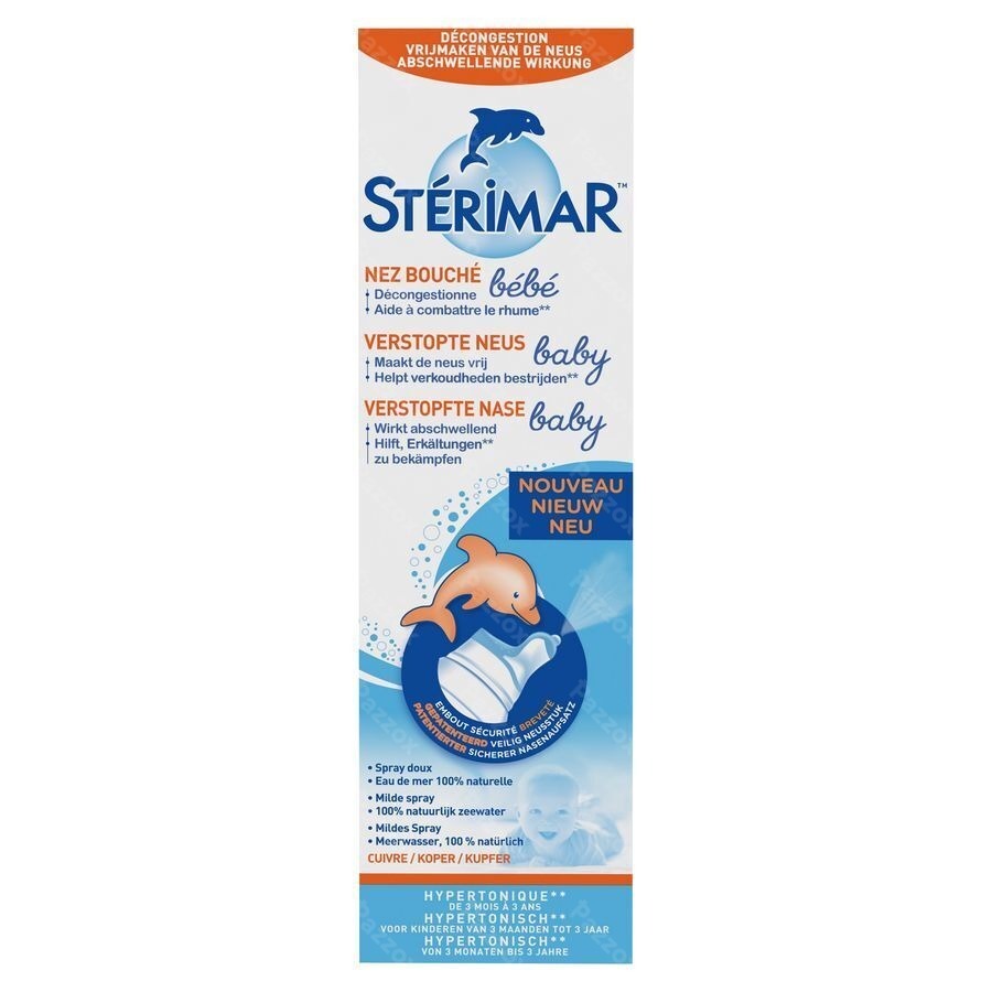 Sterimar Baby Hypertone Neusspray Zeewater 100ml