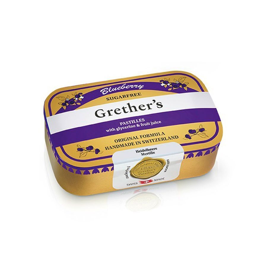 Grether's Pastilles Blueberry Zs 110g afbeelding 1