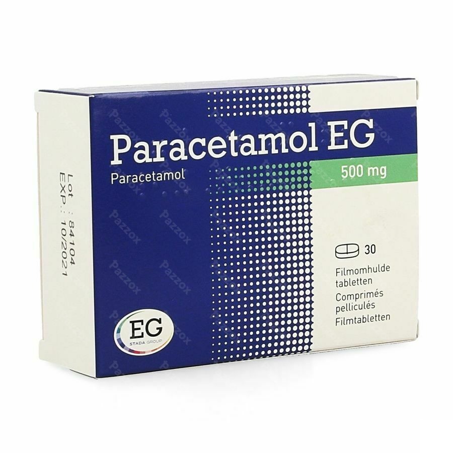 Paracetamol Eg 500mg 30 Filmomhulde Tabletten