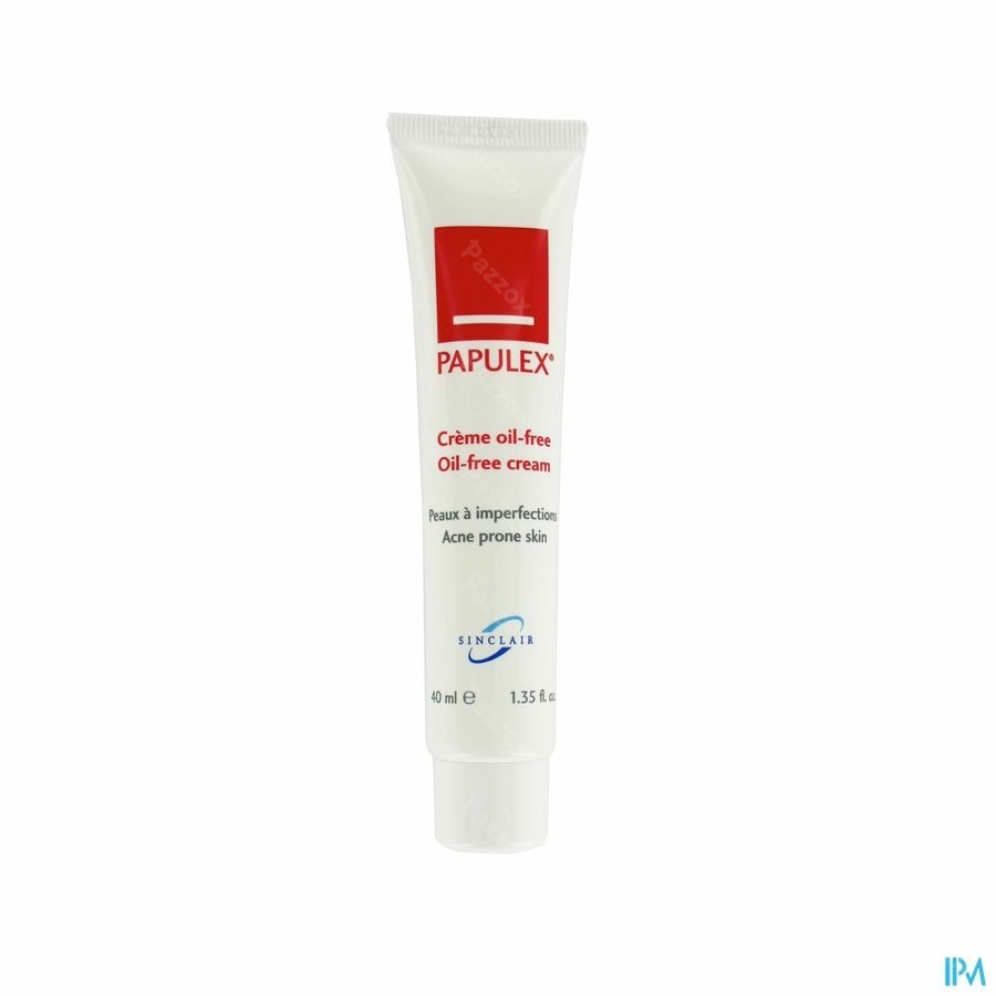 Papulex Creme Oil Free Acnehuid Tb40ml Verv2356954