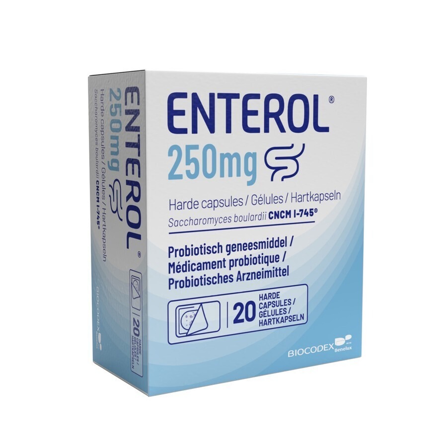 Enterol 250mg Caps Harde Dur S/blister 20x250mg
