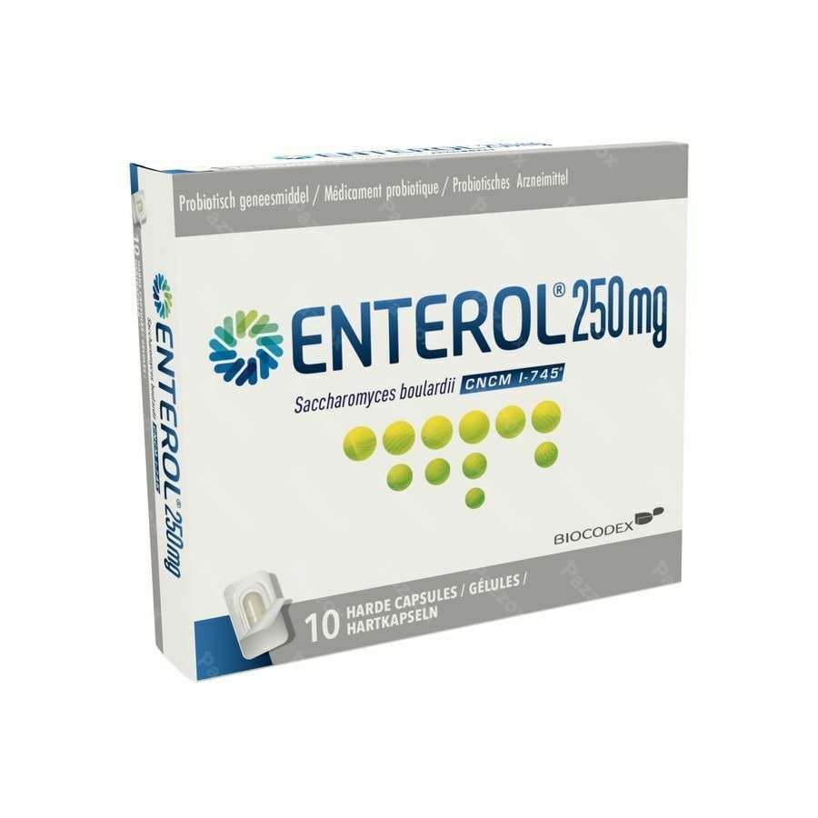 Enterol 250mg Caps Harde Dur S/blister 10x250mg