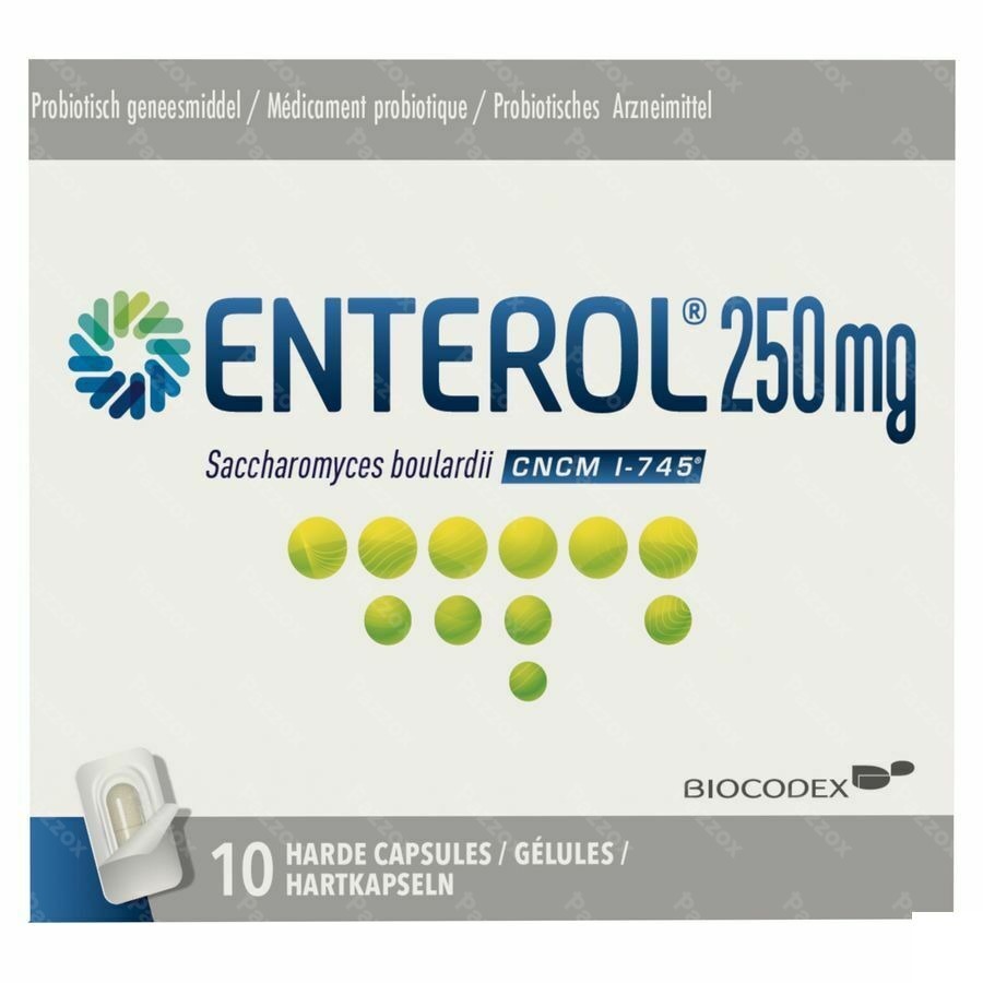 Enterol 250mg Caps Harde Dur S/blister 10x250mg