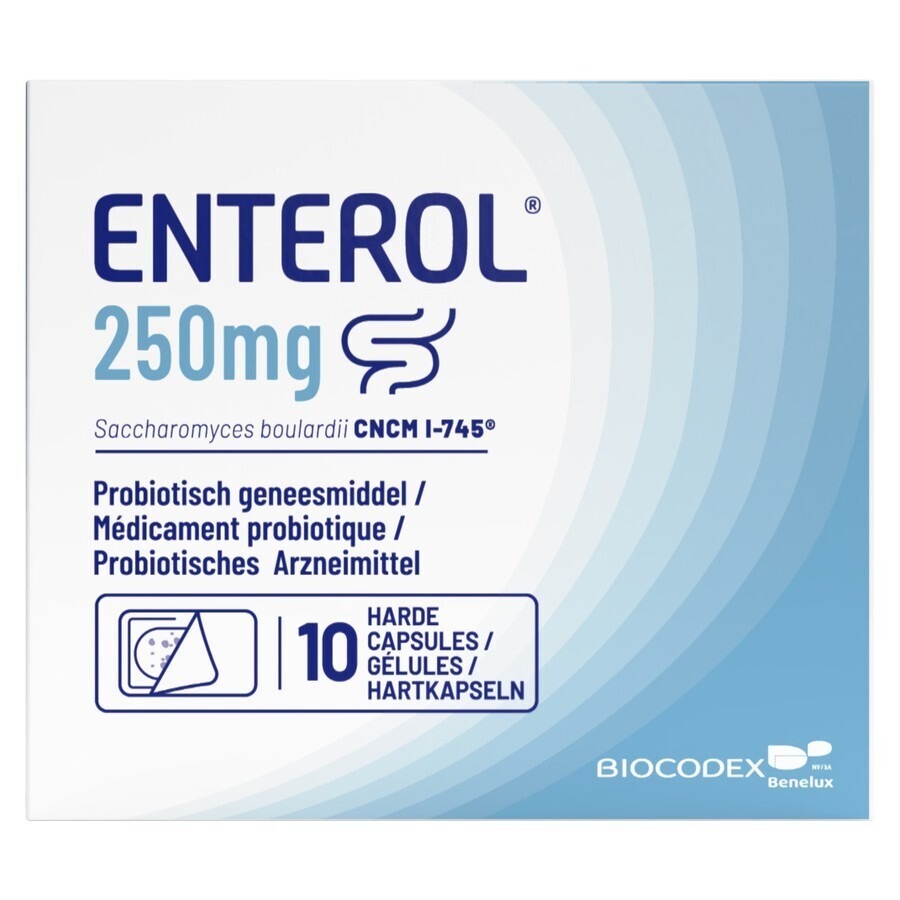Enterol 250mg Caps Harde Dur S/blister 10x250mg