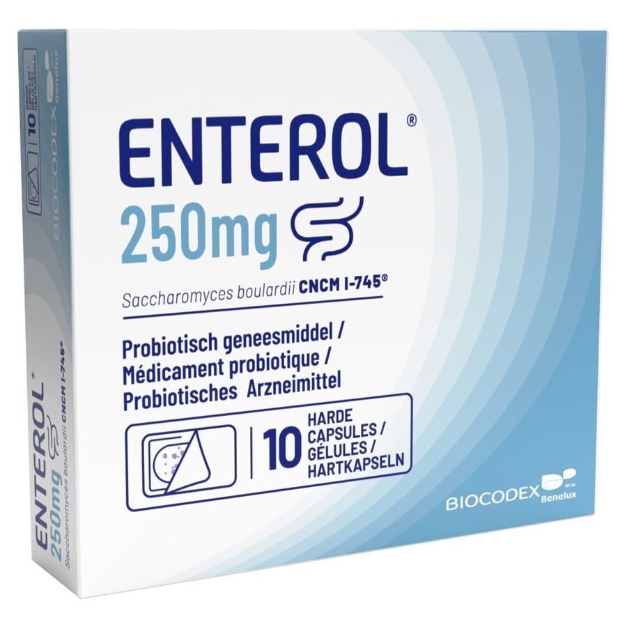 Enterol 250mg Caps Harde Dur S/blister 10x250mg